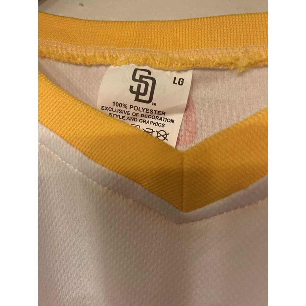 Manny Machado City Connect Basketball Jersey San DiegoPadres Size Large 9/02/25 - Picture 4 of 6